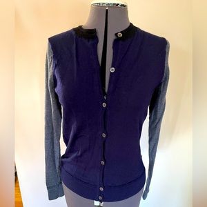 Gap Merino Button Down Multicolor Cardigan Medium Tall